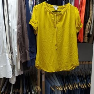 Mustard Blouse XS